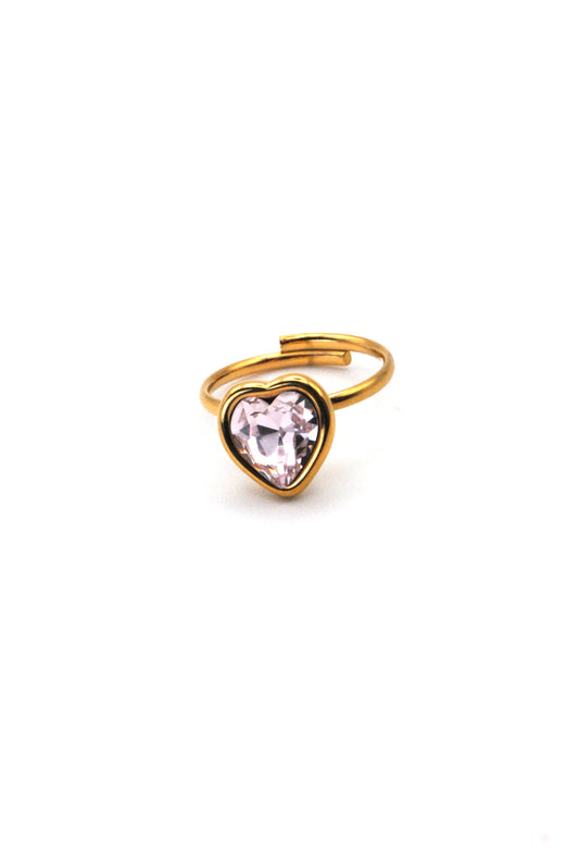Anello Cuore punto luce